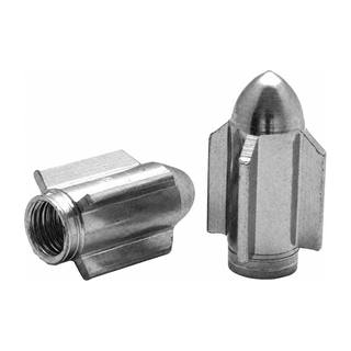 Tapon Valvula Aire Aluminio Cohete Plata