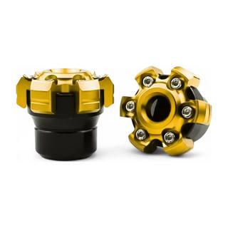 Protector Slider Corona Para Moto Dorado