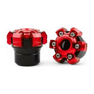 Protector Slider Corona Para Moto Rojo