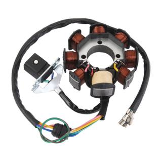 Rotor Magneto Para Estator Ft125, Ft150, Vn Beaver150, Cyclone150, Eclipse150, Xplor150, Ryder150, Xpress150, Lithium150, Shark150, Urban150, Workman150, Dm150, Dt125, Dt150, Ft180, Rt180, Dt150 Sport, Vn Thriller200, Thriller250 (Para 8 Bobinas)