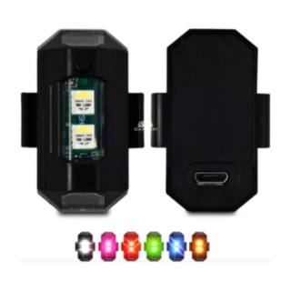 Faro Led Para Casco Inalambrico 2 Leds RGB, Multiples funciones