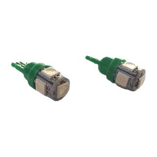 Foco Led Pellizco 5 Hyperleds Verde Jgo