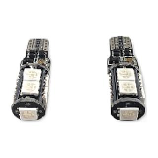 Foco Led Pellizco Estrobo 9 Leds Estrobo Canbus Azul