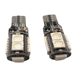 Foco Led Pellizco Estrobo 9 Leds Estrobo Canbus Verde