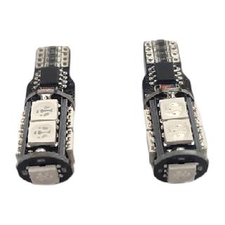 Foco Led Pellizco Estrobo 9 Leds Estrobo Canbus Rojo