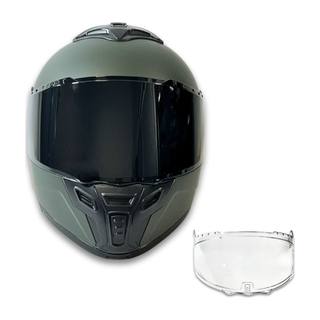 Casco 2W Abatible Viper Verde XL Incluye Mica Transparente De Repuesto