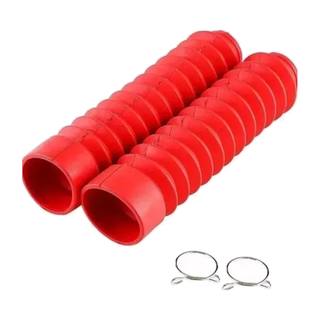 Cubre Polvo Barra Suspension Grande Rojo Vn Rocketman, Dm200 Largo 245Mm, Diametro 32Mm