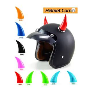 Cuernos Grandes Para Casco Color Morado (Par)