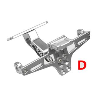 Porta Placas Deportivo Aluminio K8 Color Plata
