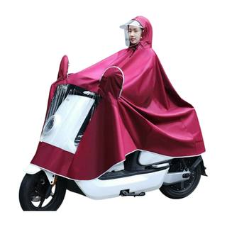 Impermeable Economico Rojo Vino P/Una Persona