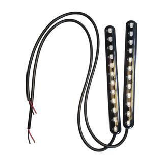 Tira Led Secuencial Blanca Direccional Para Amortiguador Par