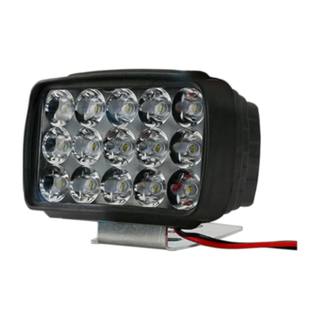 Faro Cuadrado Mini 15 Leds Luz Blanca Fija (PZA)