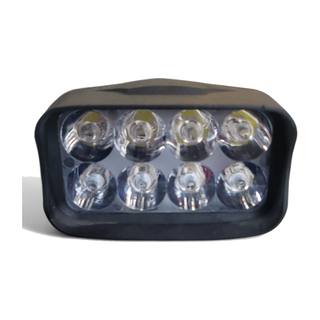 Faro Cuadrado Mini 8 Leds Luz Blanca Fija (PZA)