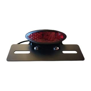 Calavera Stop CafeRacer Ovalada Con Porta Placa