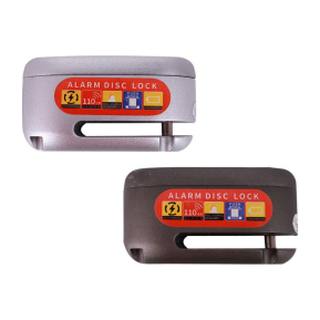 Candado De Disco Freno 031 Negro Con Alarma Recargable