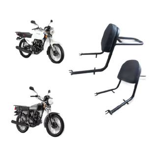 Respaldo Con Parrilla Portabultos Negro Mate Ft125, Dt150, Ft150 Grafito, Vn Xpress150