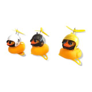 Accesorio Pato Decorativo Para Moto Con Luz Y Abrazadera