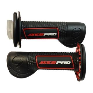 Puños De Goma AxesPro Negro Rojo Con Descanso