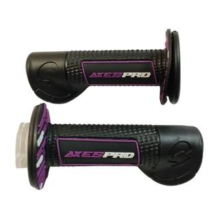 Puños De Goma AxesPro Negro Morado Con Descanso