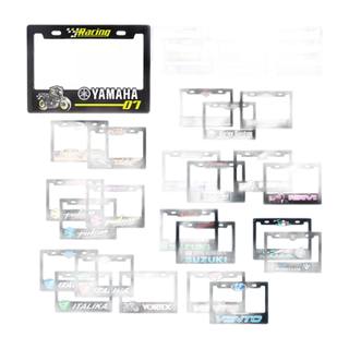 Porta placas Yamaha/Doctor/ Tortuga/Rockstar/Valentino/Italika/Vortex/Vn/Fox/Kawasaki/Bike Girl/Ktm/Honda/Harley Davidson/Bmw/Sticker Boomb
