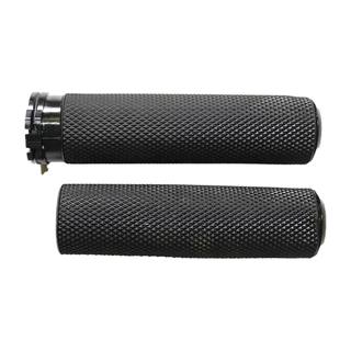 Puños 1" Negros Chopper Matt Con Tubo Movil Manubrio