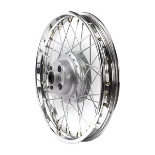 Rin Trasero Rayos Ft150G, Ft150 (Le queda Portabalatas de Ft180, Tc200) (1.85X18) Bujes, Balata Tambor Grande Cromado