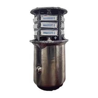 Foco Led Stop Hexagonal 21 Leds Azul