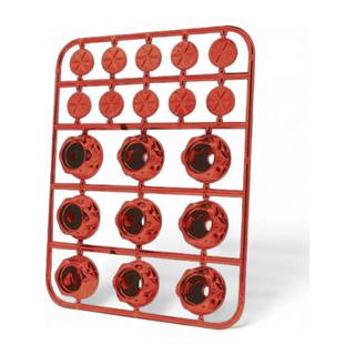 Tapas O Cubiertas Protectoras Para Tornillo Kit Color Rojo