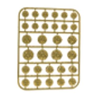Tapas O Cubiertas Protectoras Para Tornillo Kit Color Dorado Tipo Cupula