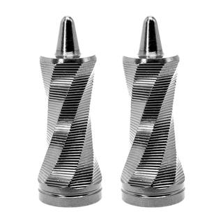 Tapon Valvula Aire En Forma Espiral Plata