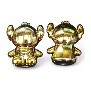 Tapon Valvula Aire Raton Dorado Brillante Acabado Aluminio