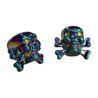 Tapon Valvula Aire Calavera Con Huesos Tornasol