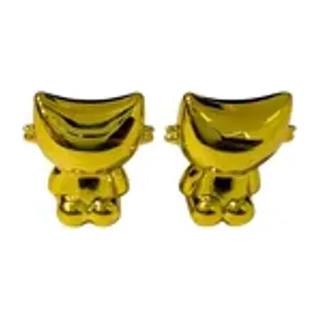 Tapon Valvula Aire Gato Dorado Brillante Acabado Aluminio