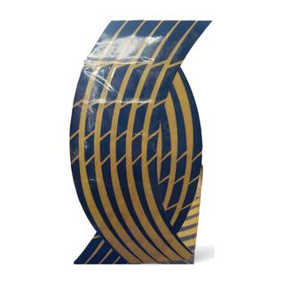 Calcamonias Estampas Para Rines De Moto Color Azul Reflejante Sticker