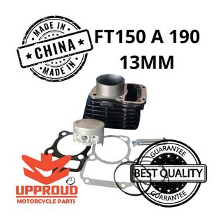 Cilindro Completo Racing Ft150Ts, (Conversion a 190) Perno Delgado Ft150 Grafito, Ft150 Basica Negra, 150Z, Vn Xpress150, Dt150 Sport, Ft150G, Vn Cyclone150 20-22, Lithium4.0 150 20-22, Ryder3.0 150 20-22, Workman150 20-22 Perno 13mm Piston Corto