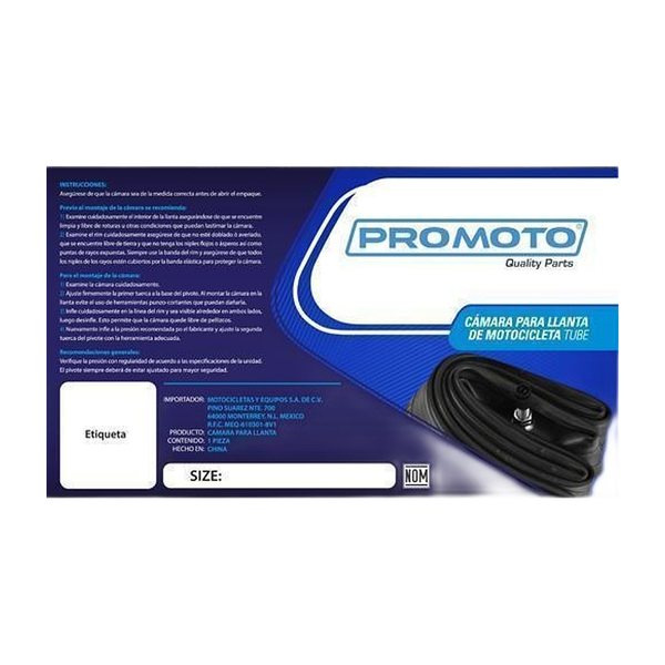 Camara 130/60-13 Promoto