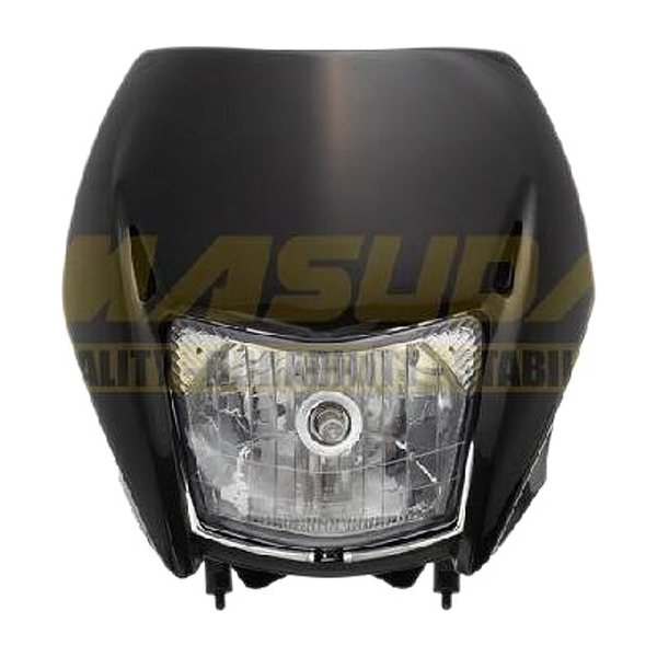 Faro Delantero Con Bisel Dm200 Negro