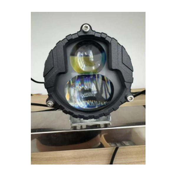 Faro Led Tipo Ranura Doble Lupa Luz Amarillo/Blanco