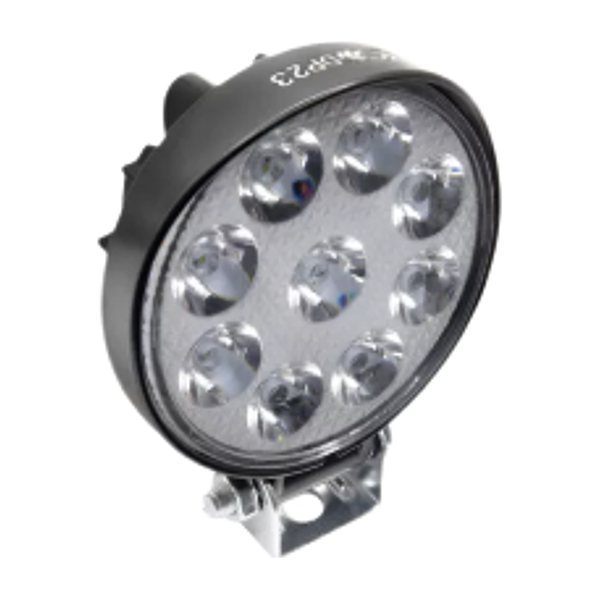 Faro Redondo Mini 9 Hyperled Con Base Para Espejo (Par)