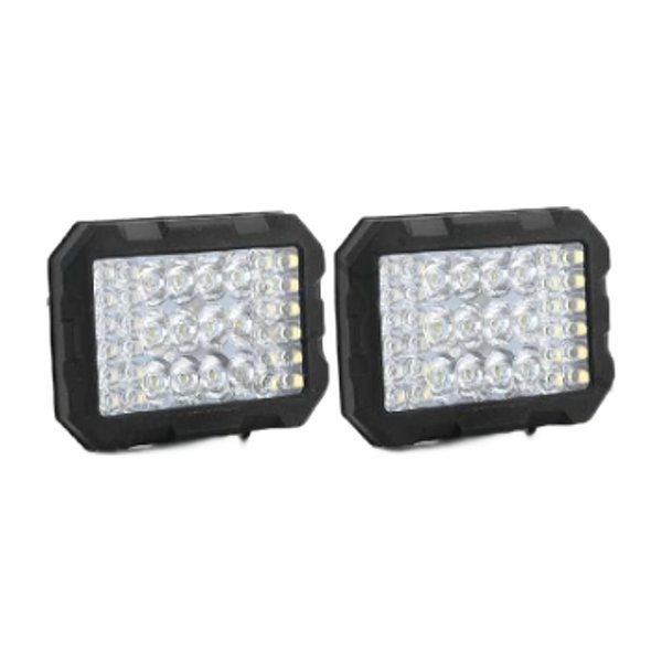 Faro Cuadrado 36 Leds 12-80V 18W Luz Blanca Alta Intensidad Par
