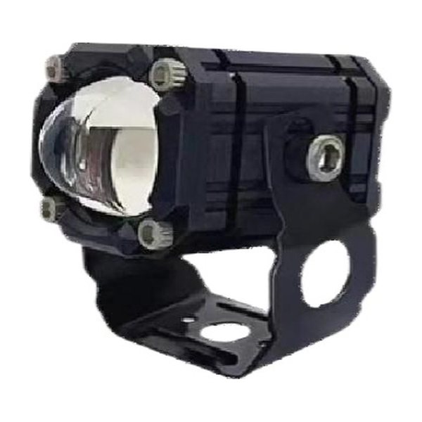 Faro Auxiliar Led Cuadrado Mini Con Estrobo Y Lupa Con Luz Blanco/Ambar/Azul