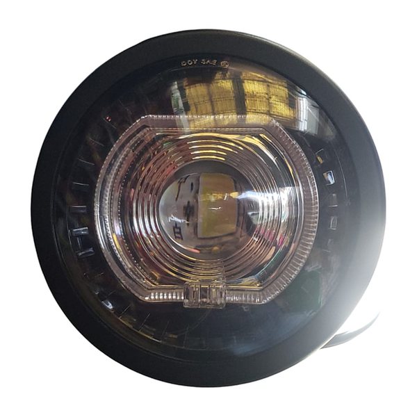 Faro Day Maker Lupa Central Rojo 6"