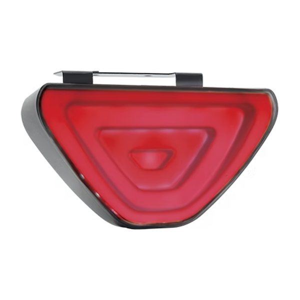 Calavera Stop De Led Triangular Para Moto Luz Roja Cascada