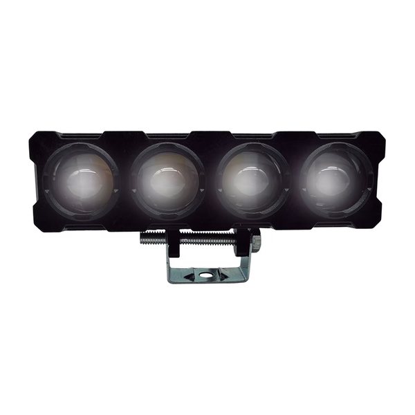 Barra Led 4 Lupas Led Luz Blanca/Ambar Fija/Estrobo
