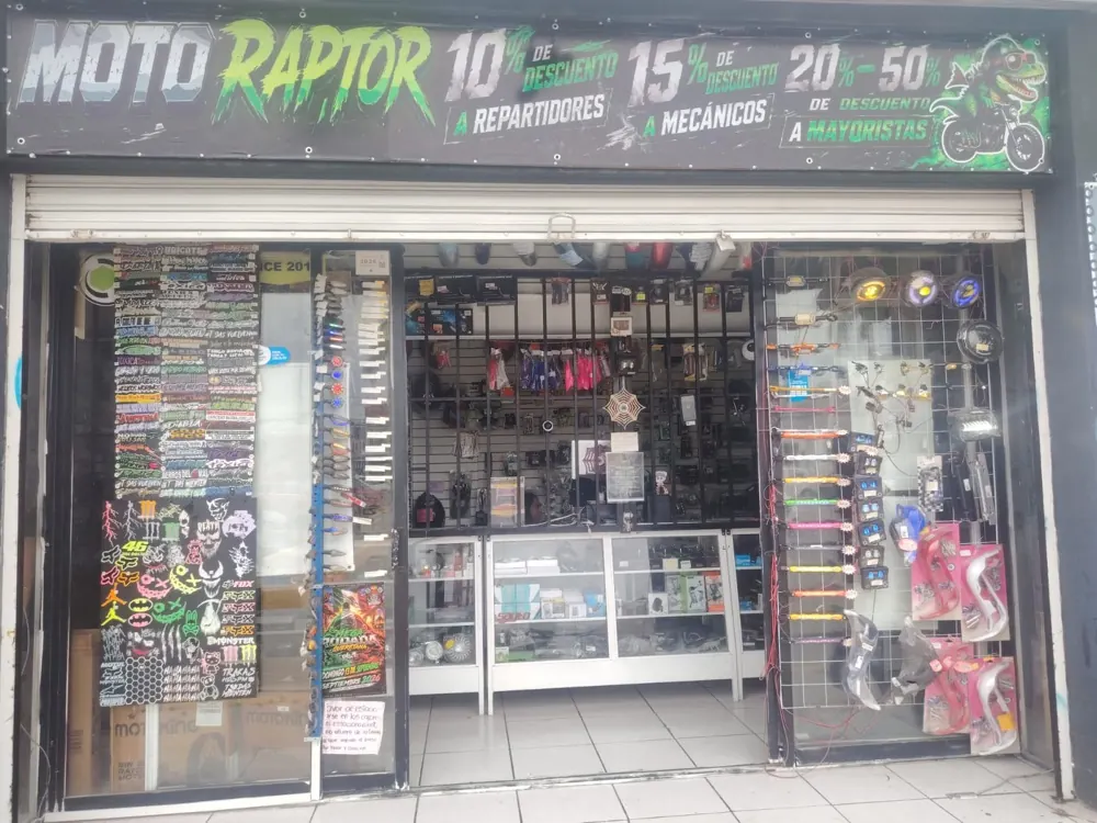 Fachada de Moto Raptor Tintero